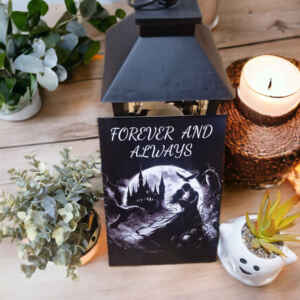 Goth Valentines Day Card, Romantic Gothic Anniversary Card