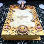 Wooden Storage Tarot Box Steampunk Gold Clay Moth Butterfly Quirky Handmade Gift