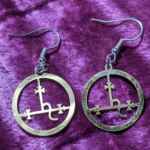 Lilith Sigil Ear Rings