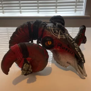 The Ritual. Painted real ram skull