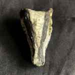 Handmade raku badger brooch pin