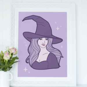 Witchy Vibes Art Print (A4)