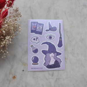 Witchy Vibes Holographic Sticker Sheet
