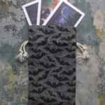 Bats and Spiderwebs Tarot Card Bag
