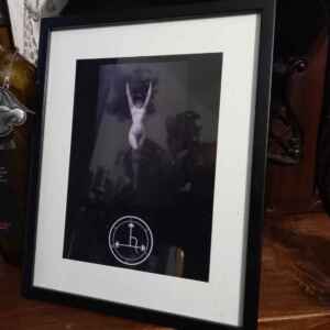 "Female Demon with sigil of lilith " framed art