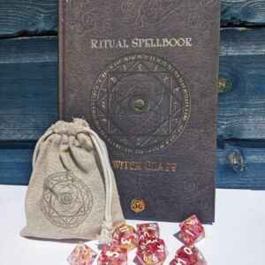 Ritual Spellbook & Witch’s Bloom Dice (Hardcover Bundle)