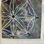 Mandala Oil Painting on hardwood