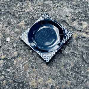 Black Velvet Resin Soap Dish