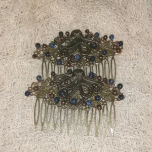 Steampunk octopus hair combs