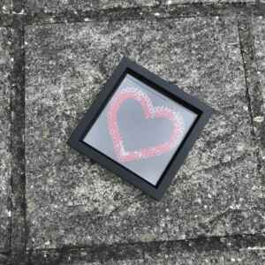 Bloody Heart Framed Art
