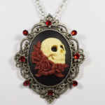 sugar skull necklace