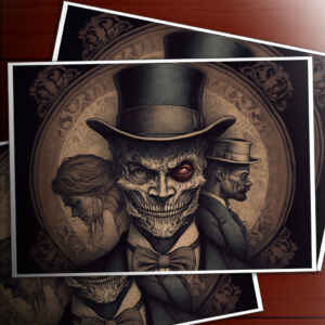Asmodeus Holmes; The Demon of Baker Street A4 Art Print