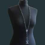 Sigil of Lucifer rosary with inverted pentagram station