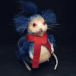 Shadowbox Taxidermy Mouse - The Worm - Labyrinth - Come inside, meet the Mrs!
