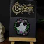 Peek-a-Boo Ghost Embroidery Patch