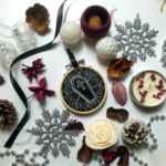 Coffin Bauble - Christmas Baubles, Gothic, Spooky, Gift, Witchy, Dark, Alternative, Black Xmas, Season's Creeping, Gothmas, Embroidery