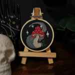 Mushroom Haze Mini Embroidery Hoop