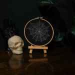 Blaire's Spider Web Embroidery Hoop