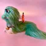 Surreal Sculpture, Furry Eyeball Slug, Pastel Art Toy, Surreal Bizarre Art, Doll Eye Art