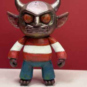 Striped pjs creature head