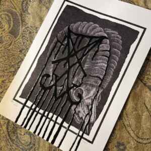 No.59 “Sigil” Hand Embellished Print A4 Size