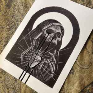 No.67 “Forsaker” Hand Embellished Print A4 Size