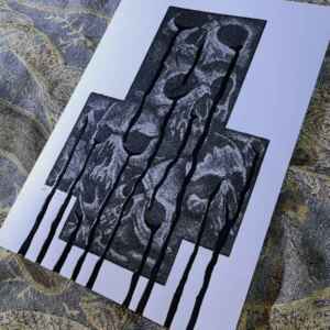 No.56 “Unholy Ghosts” Hand Embellished Print A4 Size