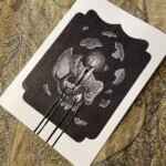 No.77 “Dolori” Hand Embellished Print A4 Size