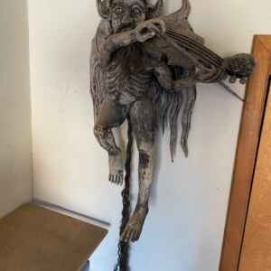 Devil Art Wood Sculpture