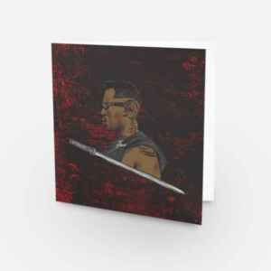 Daywalker square greetings card