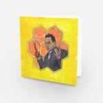 Candyman square greetings card