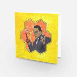 Candyman square greetings card