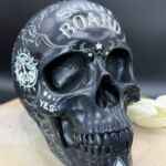 Spirit Board Skull – 20cm Occult Ornament