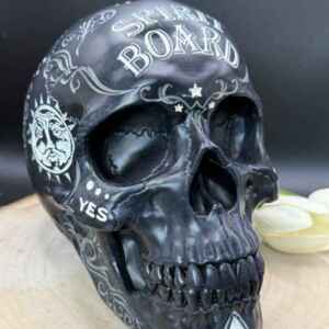 Spirit Board Skull – 20cm Occult Ornament
