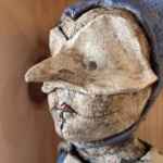 Ceramic Masked Jester Candle Holder